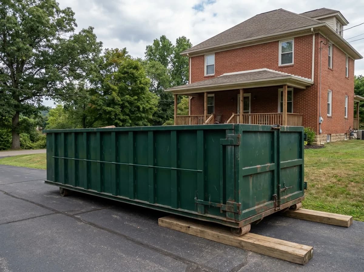 15 Yard roll-off dumpster