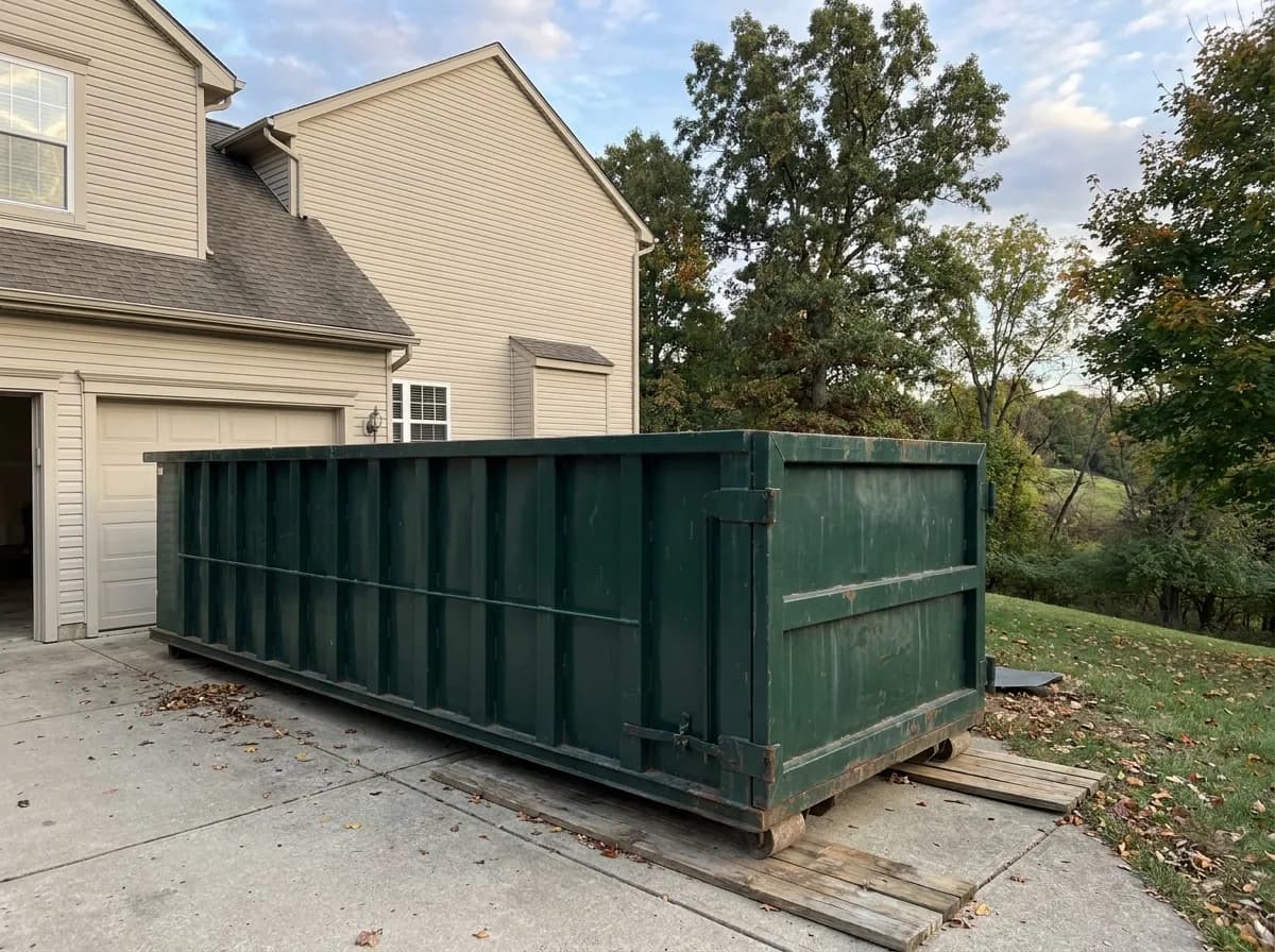12 Yard roll-off dumpster